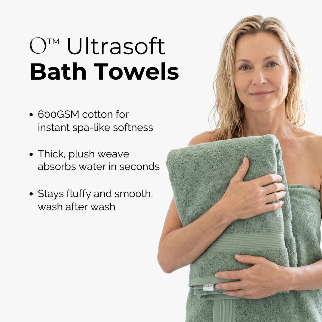 Ultrasoft Cotton Bath Towels
