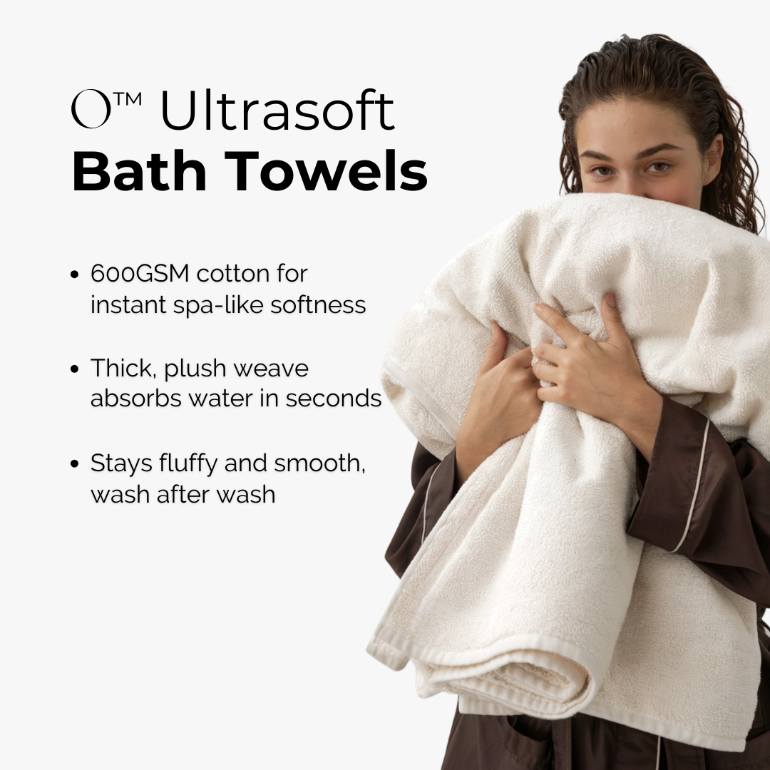 Ultrasoft Cotton Bath Towels